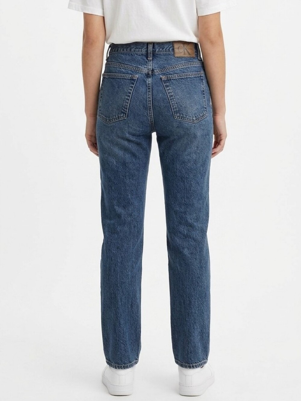 RARE Calvin Klein CK 412 Calvin Boot Doublestone Classic Mid-Rise Blue Jeans 6 - Picture 2 of 14